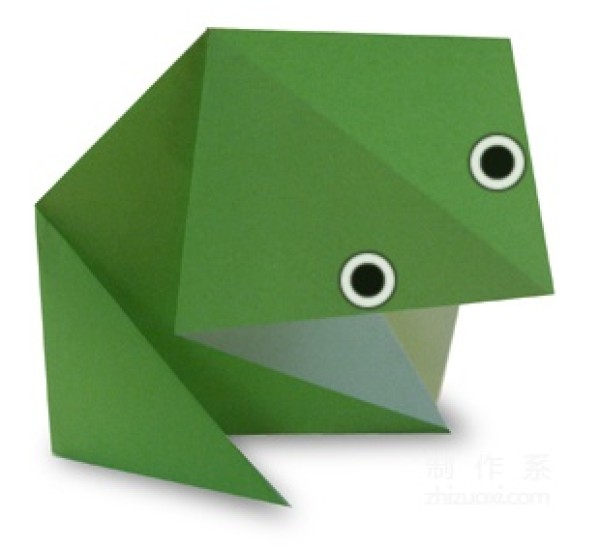 How to make origami frog for children