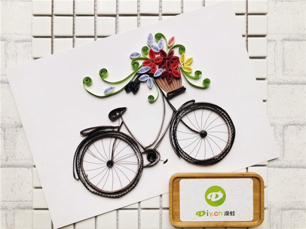 Creative paper art bicycle tutorial