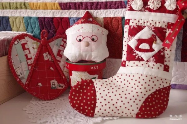 How to make a cute Santa Claus with rags