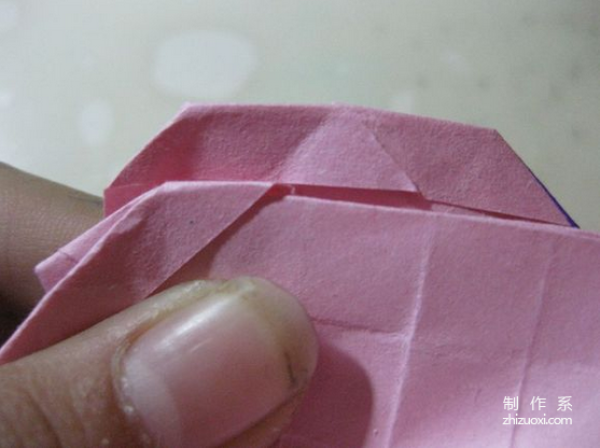 Simple and beautiful handmade origami method of ice cream roses