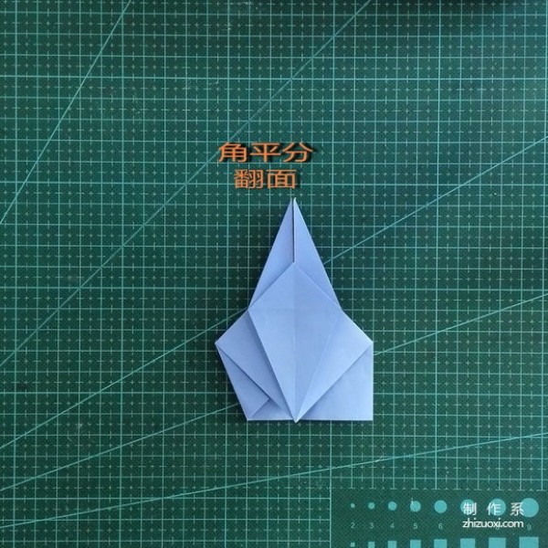 Michelle Fung short-hair girl avatar origami picture step-by-step tutorial