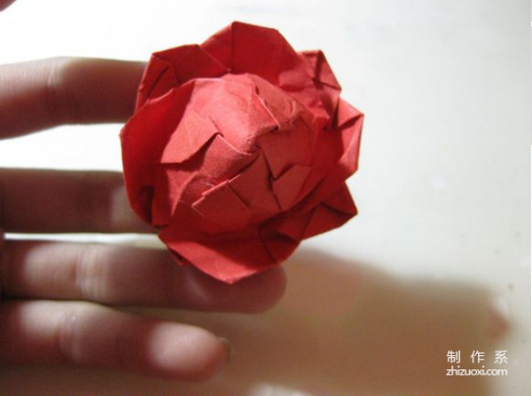 Simple and beautiful handmade origami method of ice cream roses