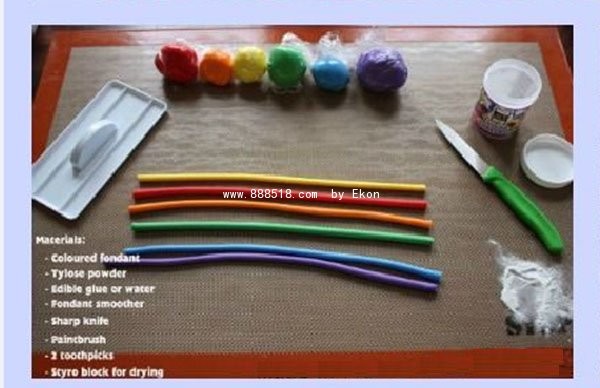 Beautiful six-color rainbow, Tao Finger Art teaches you how to make it with soft clay