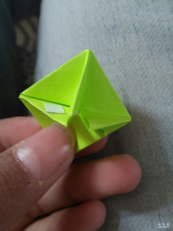 Simple origami of small nails, special origami method of paper stars