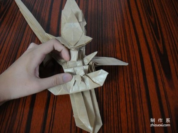 Detailed explanation of origami pictures of origami red-haired Shakugan Shana anime cartoon anime characters