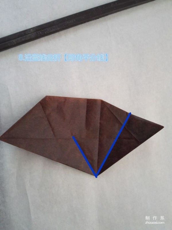 Teach you how to fold a cockroach with real-life origami illustrations