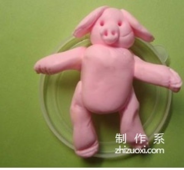 How to make a cute piggy clay handmade