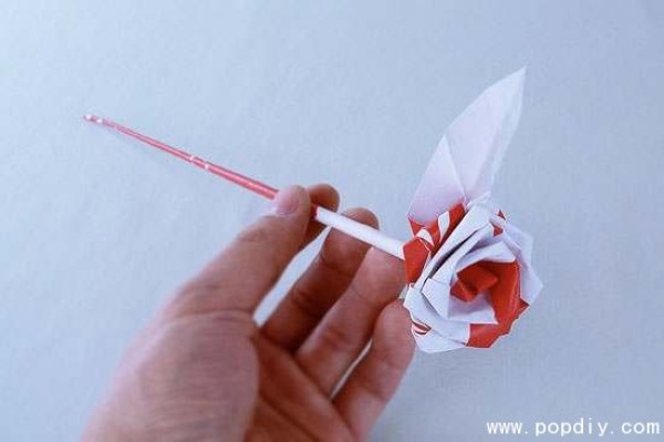 Handmade DIY paper art roses