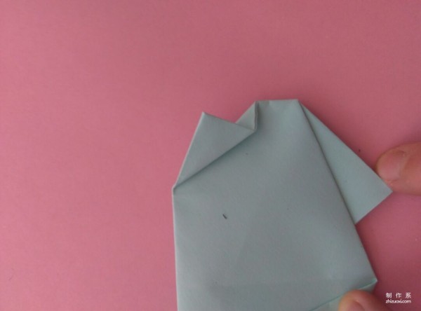 Simple DIY origami method for cute hippopotamus