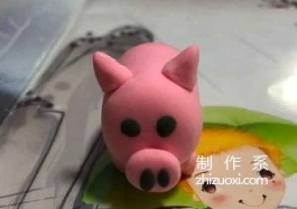 How to make pink piggy clay