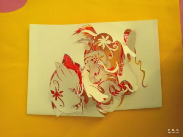 How to make DIY paper-cutting of little cat