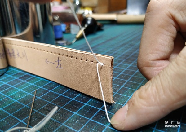 Do you know the stuck stitch and back stitch method? Essential skills for sewing handmade leather goods: backstitching