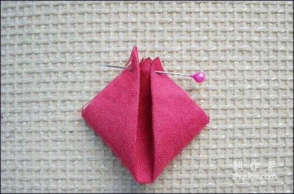 Handmade cloth art teaches you how to DIY Japanese style kimono flower headband jewelry by hand