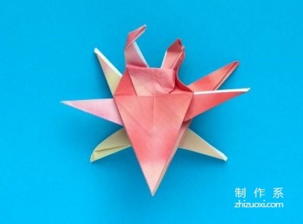 Teach you how to fold a small crab origami method with detailed picture tutorial