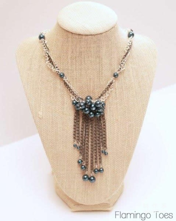 Fashionable and gorgeous beaded necklace handmade creative tutorial