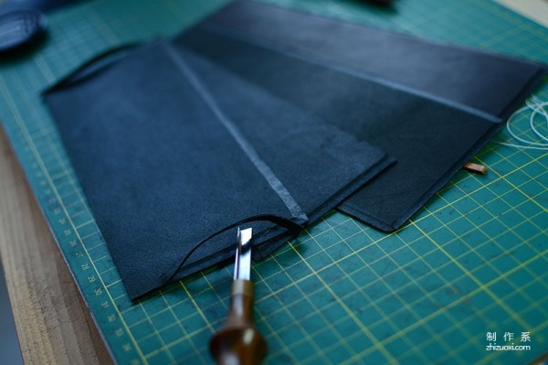 Cordovan short clip (advanced tutorial on handmade leather goods)