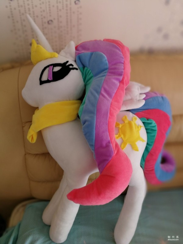 Fabric hand-making tutorial, hand-made fabric DIY Super My Little Pony: Princess of the Universe handmade patchwork detailed step-by-step tutorial