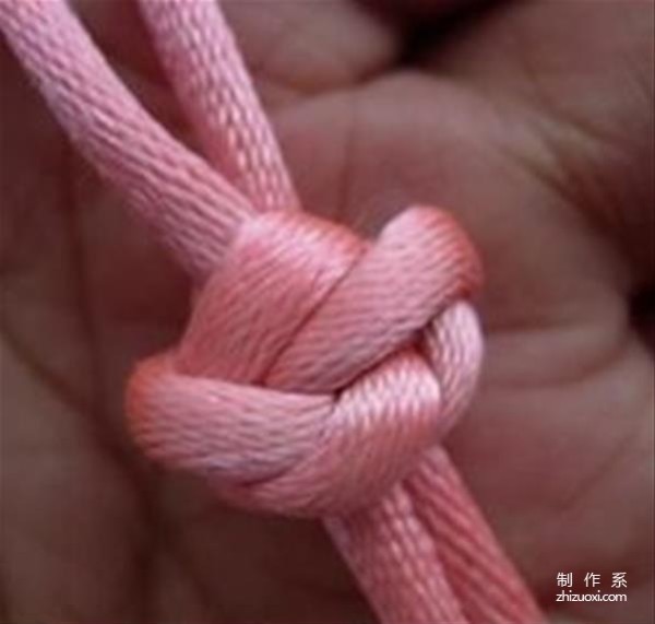 Illustrated tutorial on how to tie the bud knot