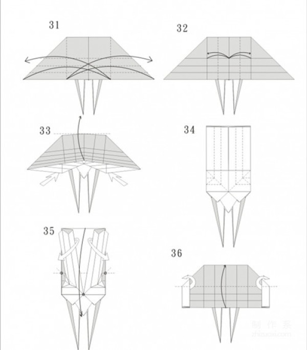 Spongebob’s handmade origami making illustrated tutorial