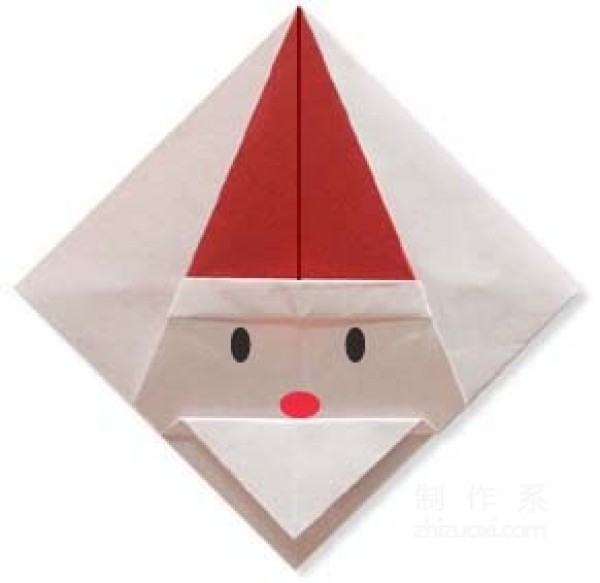 How to make origami Santa Claus for Christmas