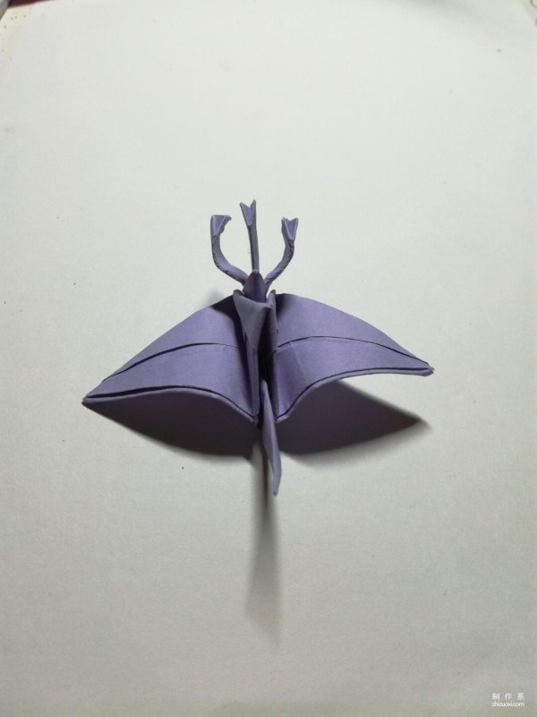 How to fold the three-headed paper crane, teach you how to fold the super weird three-headed paper crane using colored paper