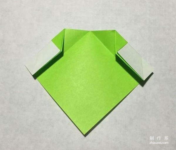 Super realistic animal origami DIY illustration of paper frog origami method