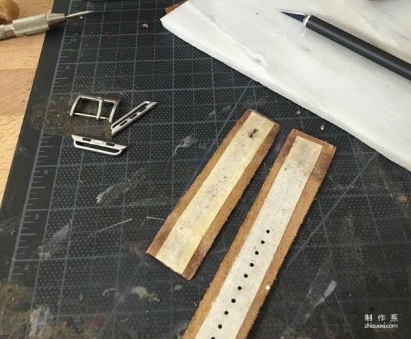 Apple Watch leather strap production process