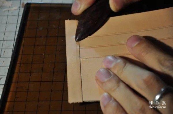 Wallet-edged short wallet craft making tutorial