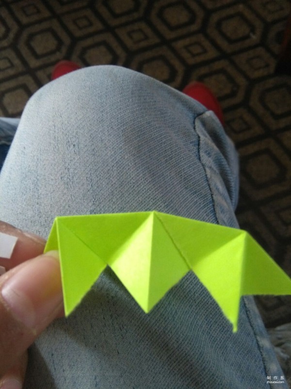 Simple origami of small nails, special origami method of paper stars