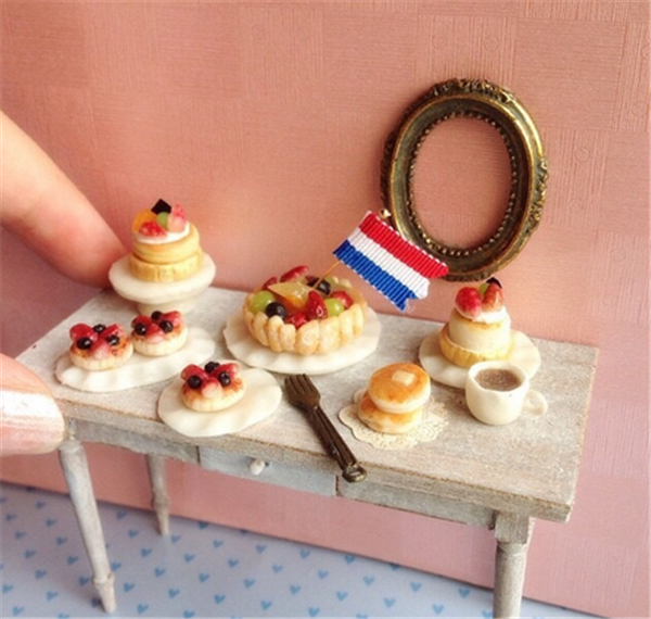 Creative handmade DIY production of super realistic mini clay food toys