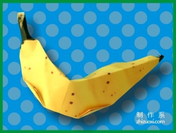 Teach you a step-by-step tutorial on how to DIY a realistic and beautiful origami banana through origami.