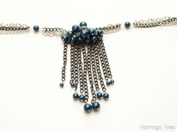 Fashionable and gorgeous beaded necklace handmade creative tutorial