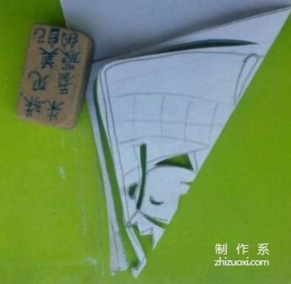 Tutorial on the paper-cutting method for Tang Monks head in Journey to the West