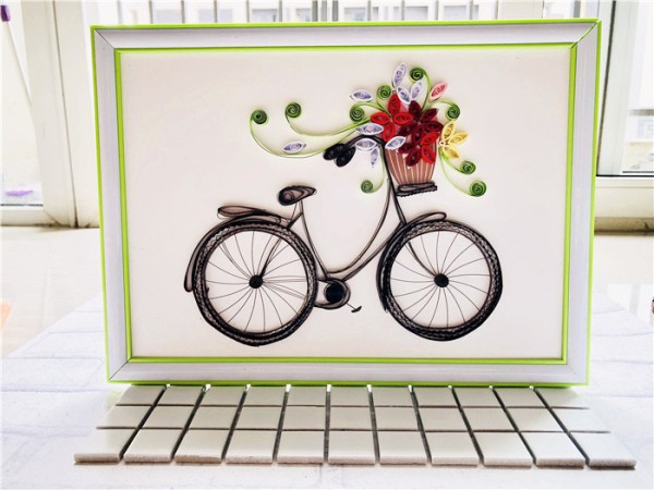 Creative paper art bicycle tutorial