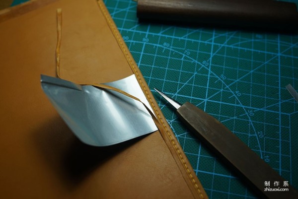 B5 notebook leather case detailed production steps