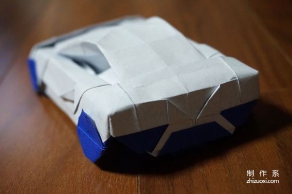 Origami car and sports car origami DIY illustrated tutorial