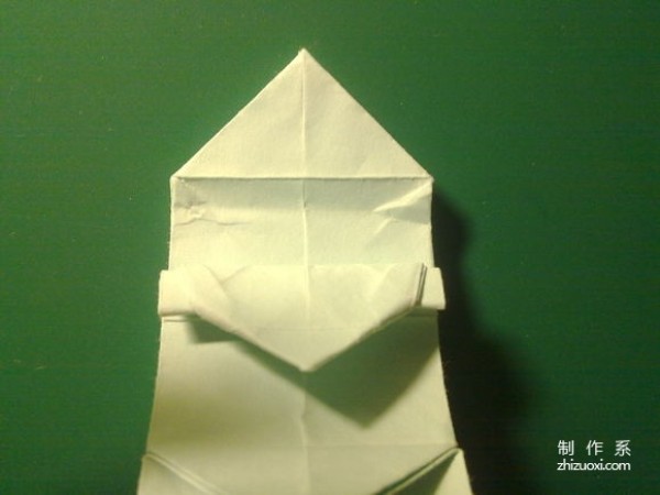 Cartoon three-dimensional cute version of Hatsunes handmade origami tutorial with detailed explanation of origami pictures