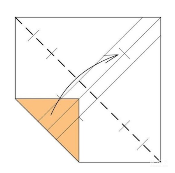 Simple 3D origami sofa, illustrated tutorial on how to fold a sofa seat for fun