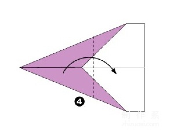 Illustrated tutorial on how to make an eagle-shaped paper airplane origami