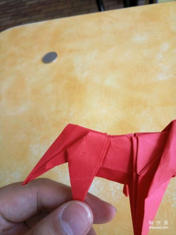 Origami paper dog origami real photo tutorial method picture collection