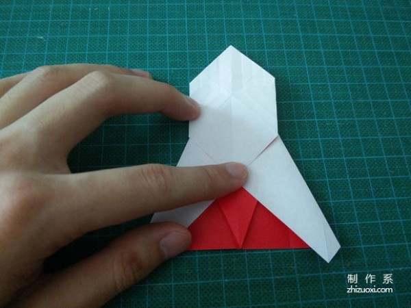 Simple Christmas Crane Origami Illustration Complete Tutorial