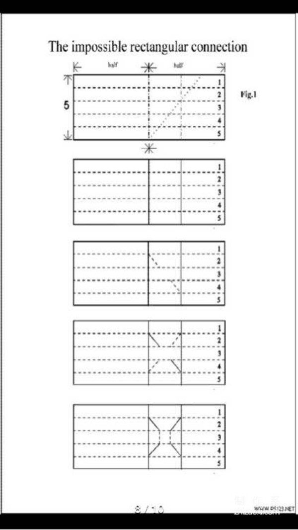 Teach you how to use origami skills to fold a Luban lock origami method tutorial