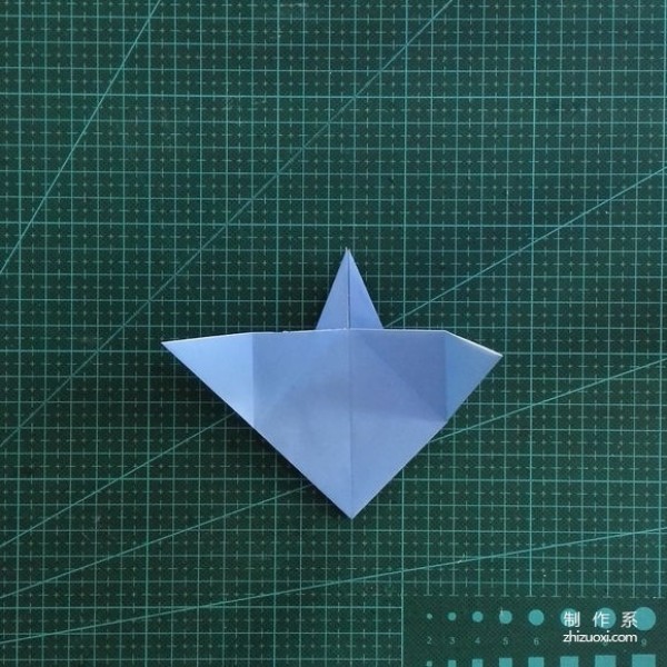 Michelle Fung short-hair girl avatar origami picture step-by-step tutorial