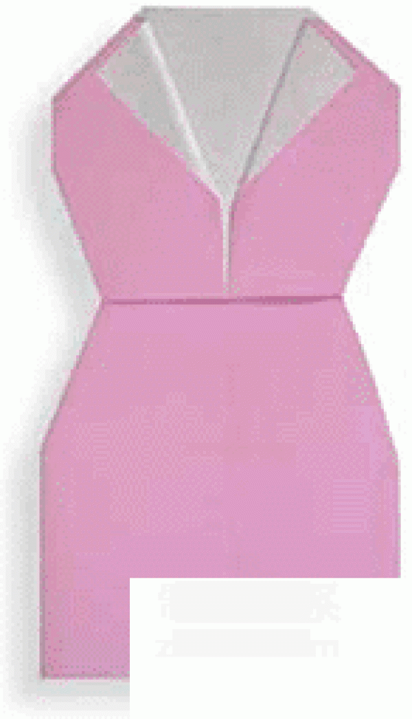 How to make origami dress