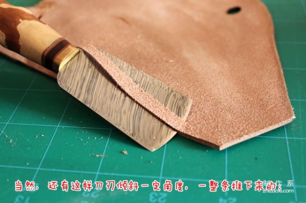 Teach you simple and practical leather edge thinning techniques