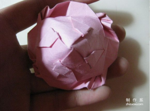 Simple and beautiful handmade origami method of ice cream roses