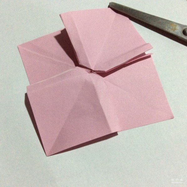 Very simple bow origami method illustrated tutorial