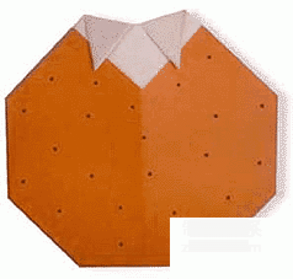 How to make origami persimmon