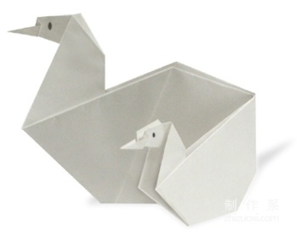 How to make swan origami for parents and children