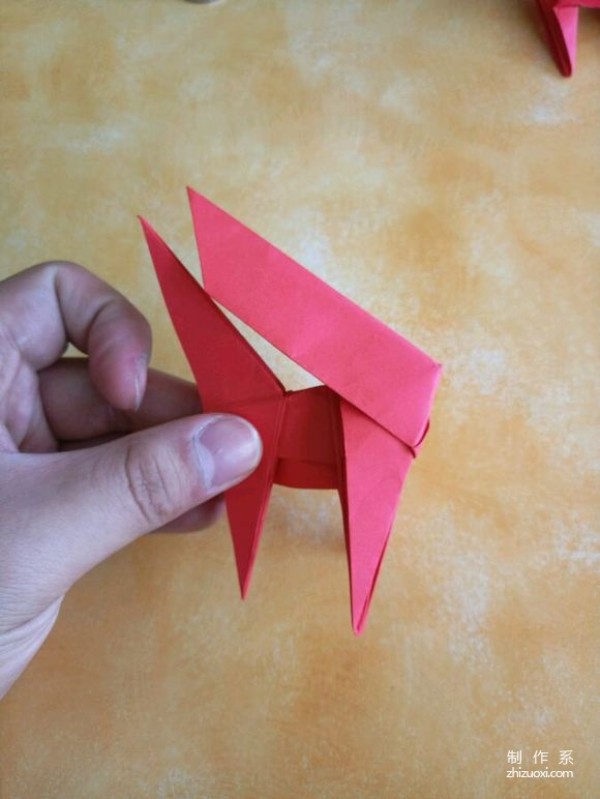 Origami paper dog origami real photo tutorial method picture collection